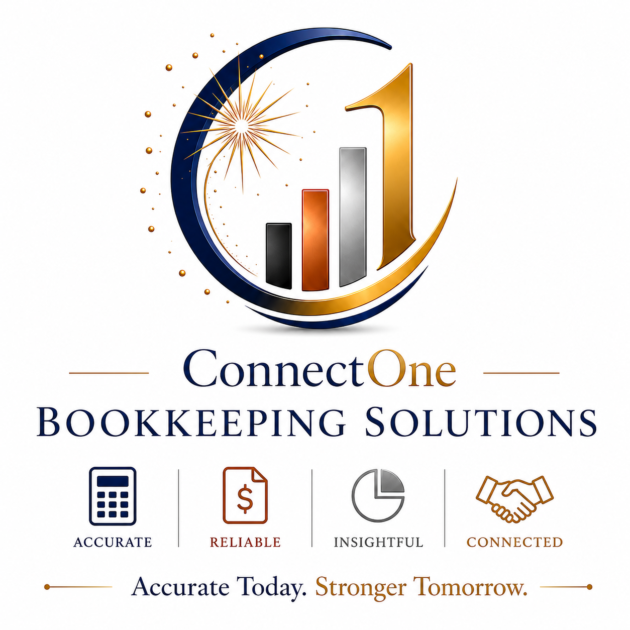 ConnectOne Bookkeeping Solutions logo